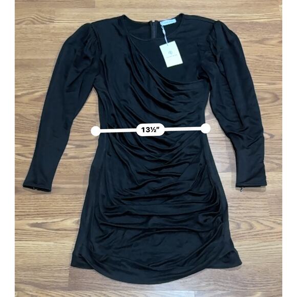 ANINE BING classic black cocktail Alaia Dress size Medium - Picture 4 of 15